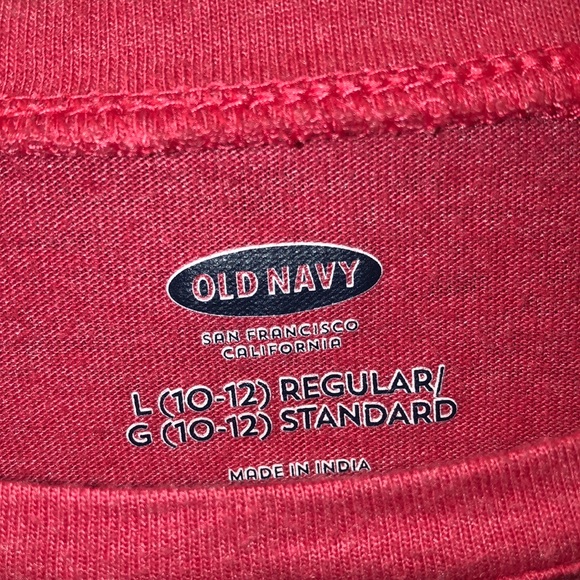 2 Girls Old Navy Long Sleeve Shirts. Size 10/12 - Picture 2 of 3